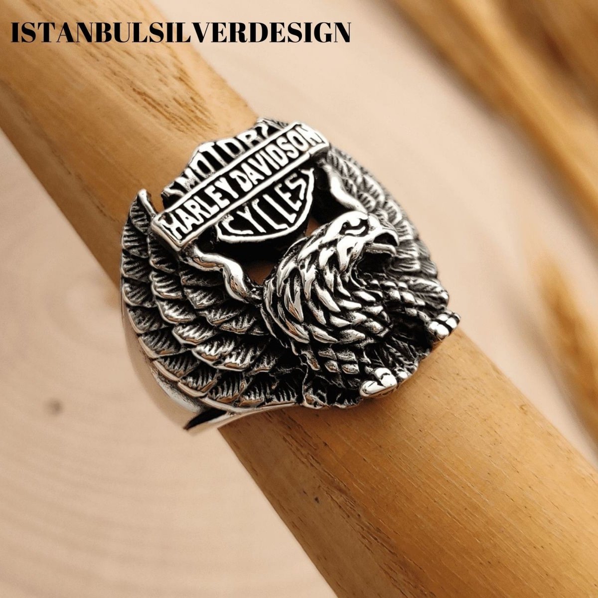 Harley Davidson Silver Ring