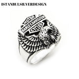 Harley Davidson Silver Ring