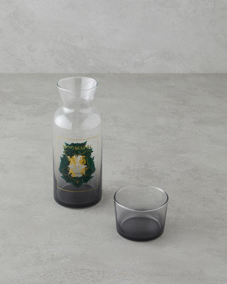 Collectible Licensed Harry Potter Glass Bedside Carafe - Water Pitcher & Tumbler Set