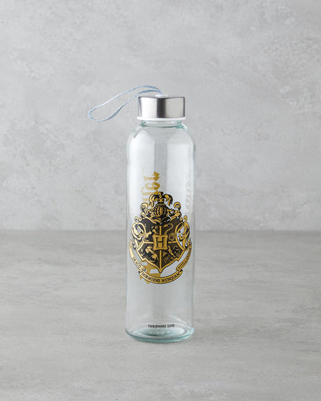 Premium Licensed Harry Potter Glass Drink Bottle 500ml Assorted Designs