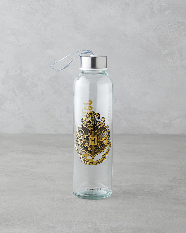 Premium Licensed Harry Potter Glass Drink Bottle 500ml Assorted Designs
