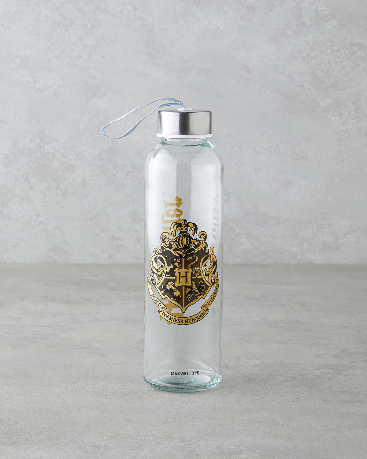Premium Licensed Harry Potter Glass Drink Bottle 500ml Assorted Designs