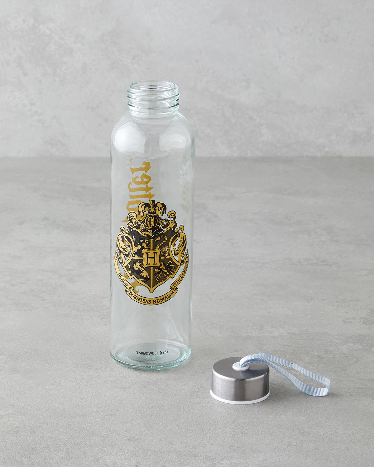 Premium Licensed Harry Potter Glass Drink Bottle 500ml Assorted Designs
