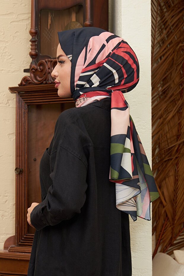 Hawaiian Print Cotton Viscose Shawl - Soft & Trendy - TryAladdin
