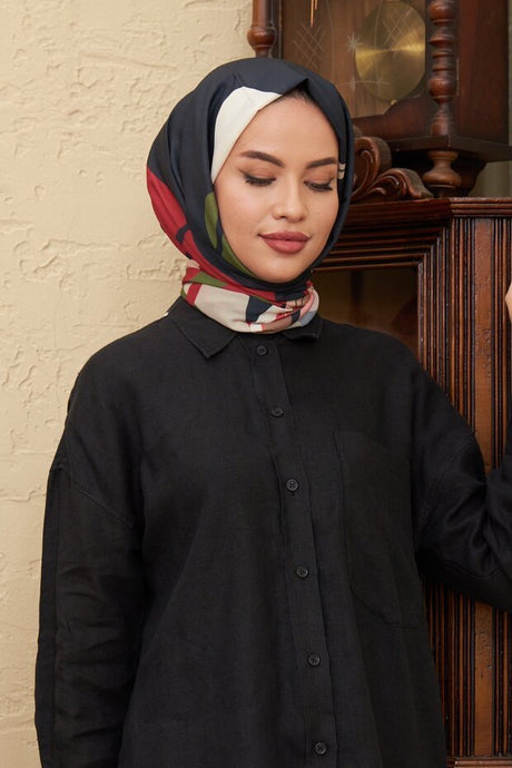 Hawaiian Print Cotton Viscose Shawl - Soft & Trendy - TryAladdin