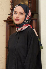 Hawaiian Print Cotton Viscose Shawl - Soft & Trendy - TryAladdin