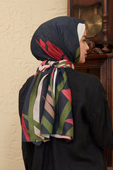 Hawaiian Print Cotton Viscose Shawl - Soft & Trendy - TryAladdin