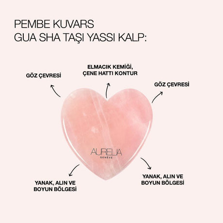 Heart Shaped Gua Sha Stone for Facial Massage & Skincare - TryAladdin