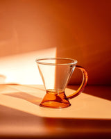 Heat - Resistant Borosilicate Glass Coffee Cup - Modern Minimalist - TryAladdin
