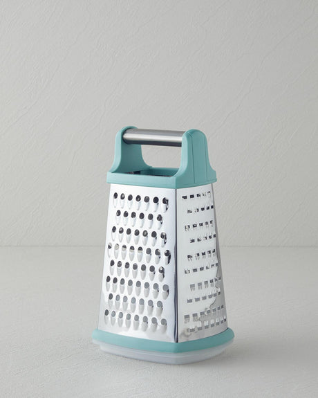 Professional Stainless Steel Grater Green Ergonomic Kitchen Tool