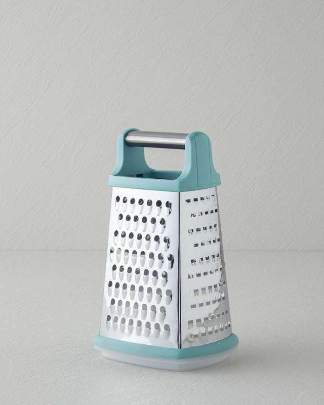 Professional Stainless Steel Grater Green Ergonomic Kitchen Tool