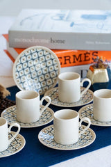 Heda Porcelain Beste Collection 12 - Piece 6 - Person Coffee Cup Set - TryAladdin