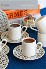 Heda Porcelain Beste Collection 12 - Piece 6 - Person Coffee Cup Set - TryAladdin