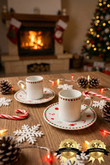 Heda Porcelain Gingerbread Man Coffee Cup Set - 2 Person - TryAladdin