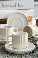 Heda Porselen Saturn Professional 12 - Piece Porcelain Coffee Set - TryAladdin