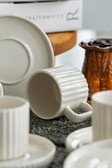 Heda Porselen Saturn Professional 12 - Piece Porcelain Coffee Set - TryAladdin