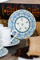 Heda Premium Sarayli Turkish Porcelain Coffee Cup Set - 12 Pieces (6 Persons) - TryAladdin