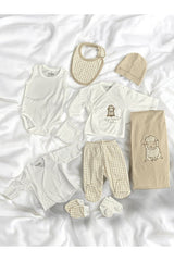Hello Bab Professional Newborn 10 - Piece Organic Cotton Layette Set with Blanket - TryAladdin