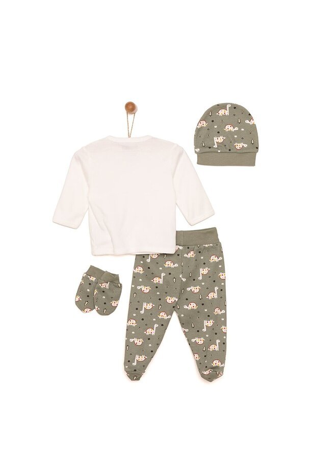 Hello Baby Premium Newborn Boys 5 - Piece Layette Set - Green - TryAladdin