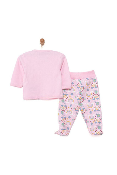 Hello Baby Professional Newborn Girl Hospital Exit Set - 5 - Piece 100% Cotton - TryAladdin