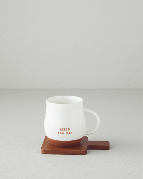 Premium-New-Bone-China-Mug-Coaster-Set-White