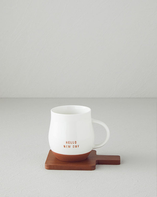 Premium-New-Bone-China-Mug-Coaster-Set-White