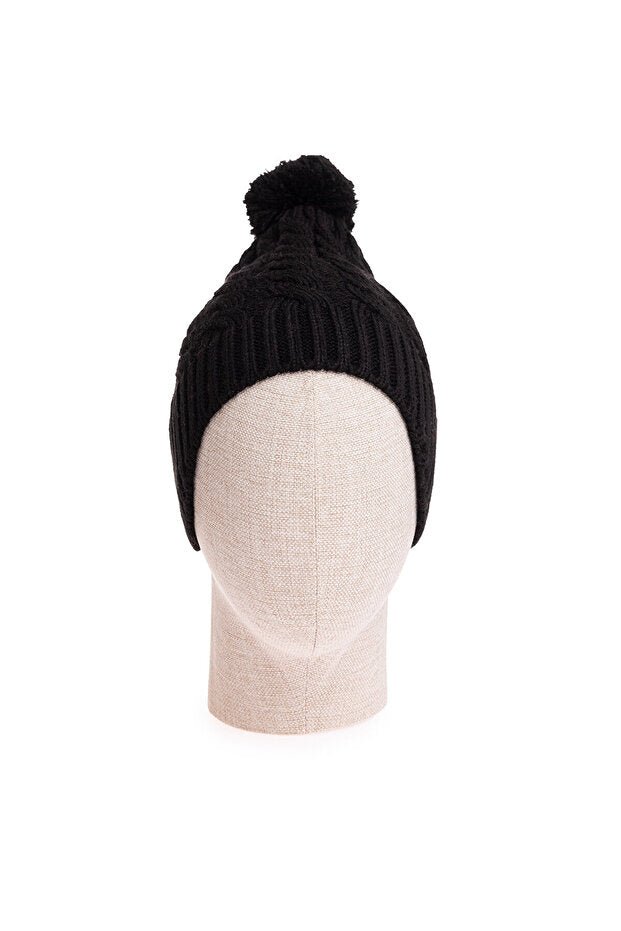 HelloBaby Pom - pom Ear Flap Baby Beanie Hat - 100% Acrylic - TryAladdin