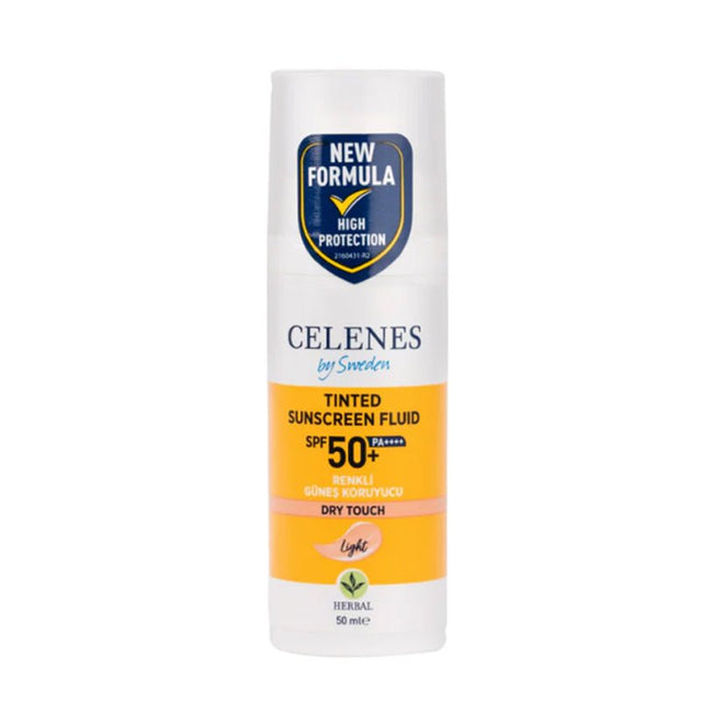 Herbal Dry Touch Tinted Sun Cream SPF 50+ - Matte Finish - TryAladdin