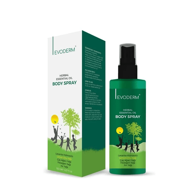 Herbal Essential Oil Body Spray - Refreshing & Natural Scent - TryAladdin