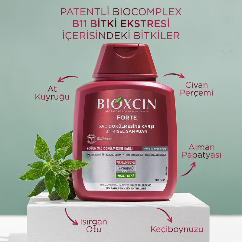 Herbal Shampoo - Intensive Anti - Hair Loss & Strengthening with Biocomplex B11 - TryAladdin