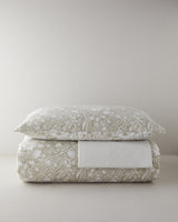 Premium Easy Iron Single Duvet Cover Set with Fitted Sheet Khaki 160x220cm