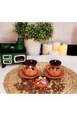 Herseytopraktan Professional Artisan Emoji Coffee Cup Set - 6 Piece - TryAladdin