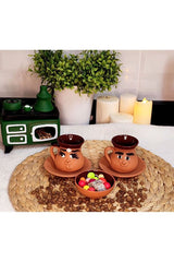 Herseytopraktan Professional Artisan Emoji Coffee Cup Set - 6 Piece - TryAladdin