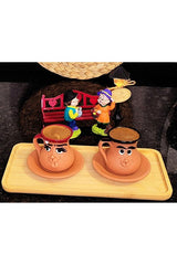 Herseytopraktan Professional Handmade Emoji Ceramic Coffee Cup Set - 6 Unique Designs - TryAladdin