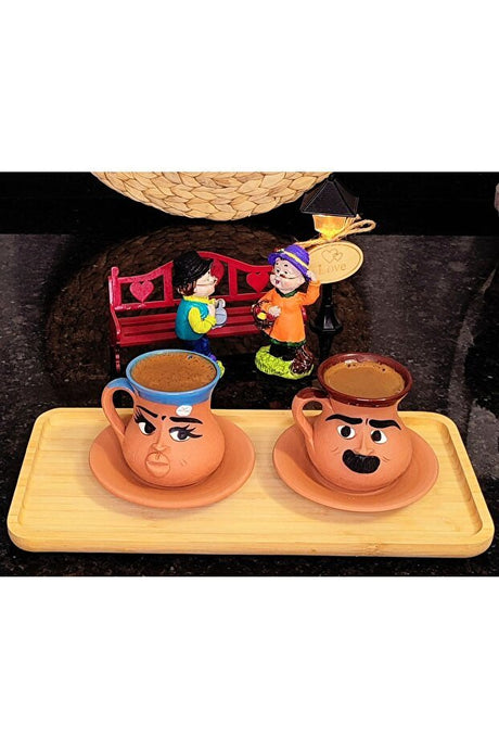 Herseytopraktan Professional Handmade Emoji Ceramic Coffee Cup Set - 6 Unique Designs - TryAladdin