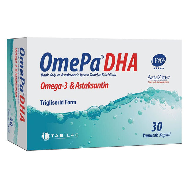 High DHA Omega - 3 Fish Oil & Astaxanthin - Cognitive & Vision Support Softgels - TryAladdin