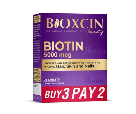 High Potency Biotin 5000mcg & Zinc - Essential Nutrient Tablets - TryAladdin