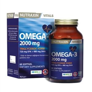 High Potency Omega - 3 Fish Oil - Essential Fatty Acid Softgels - TryAladdin