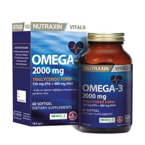 High Potency Omega - 3 Fish Oil - Essential Fatty Acid Softgels - TryAladdin
