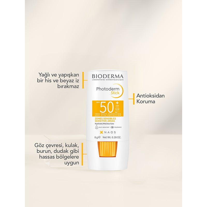 High Protection SPF 50+ Sunscreen Stick - Sensitive Areas & Anti - Aging - TryAladdin