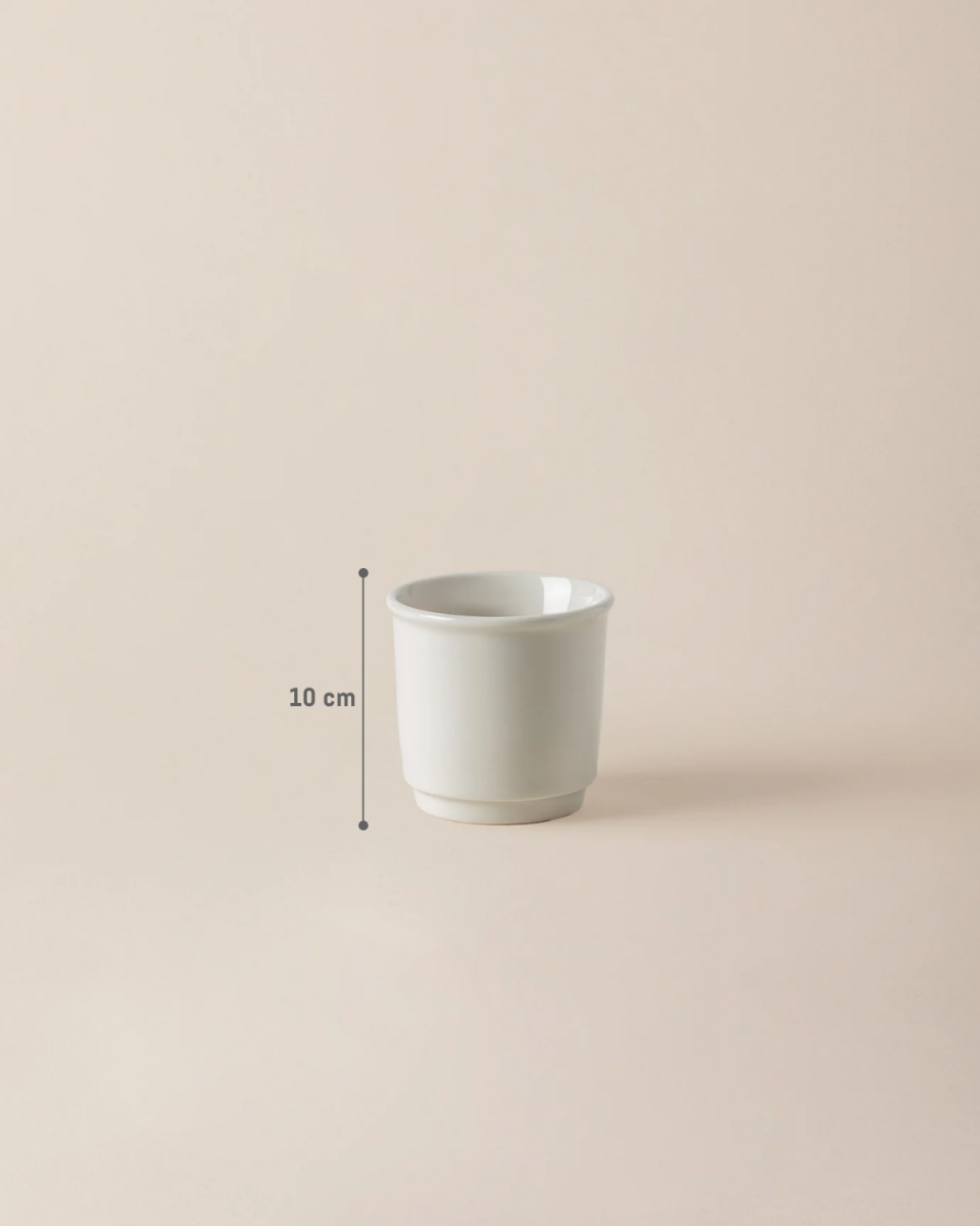 High - Quality Porcelain Coffee Cup - Elegant White for Daily Rituals - TryAladdin