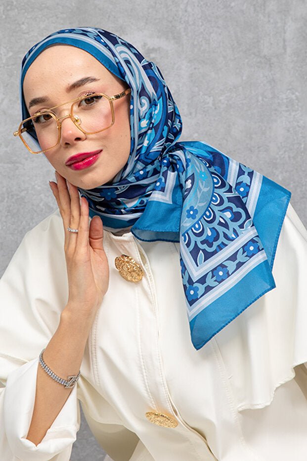 High - Quality Silk Voile Shawl - Imported Fabric - TryAladdin