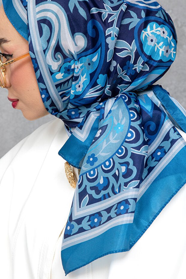 High - Quality Silk Voile Shawl - Imported Fabric - TryAladdin