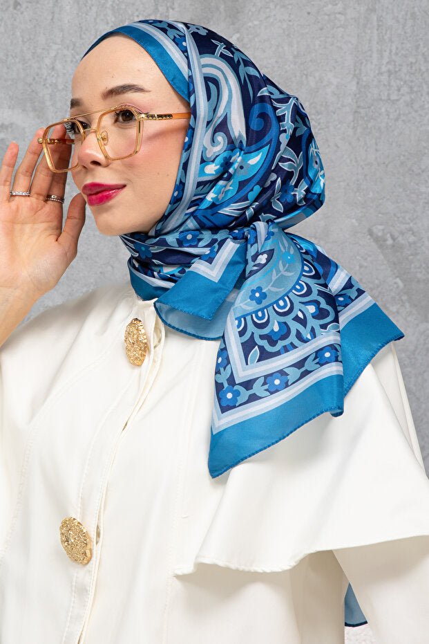 High - Quality Silk Voile Shawl - Imported Fabric - TryAladdin