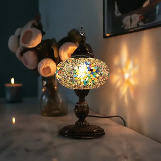 HND Handicraft | Handmade Bedside Mosaic Lamp