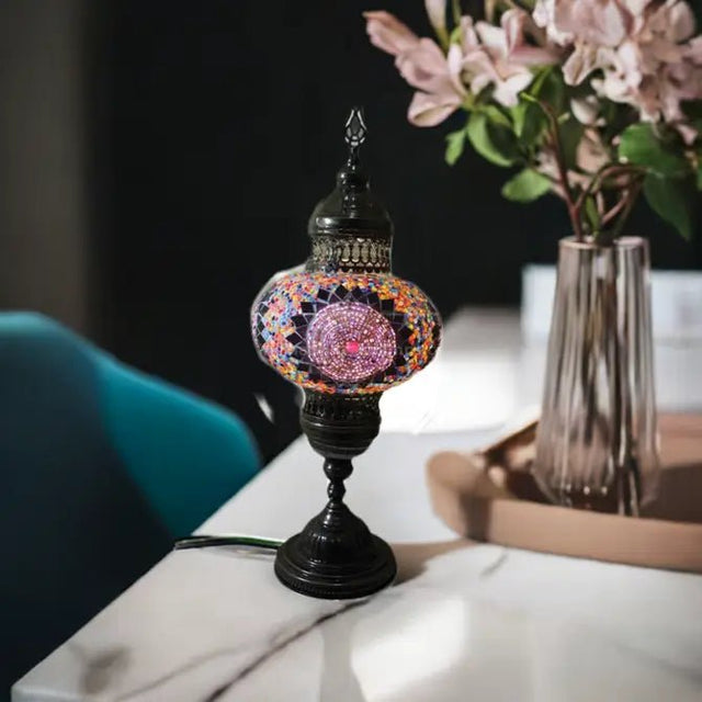 HND Handicraft | Handmade Turkish - Moroccan Mosaic Table Lamp