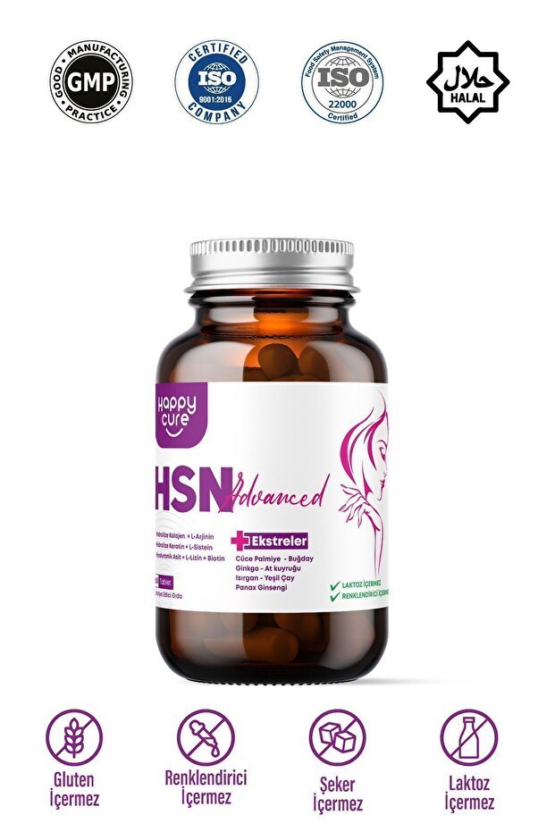 HSN Advanced Supplement - Collagen, Keratin, Biotin - 60 Tablets - TryAladdin