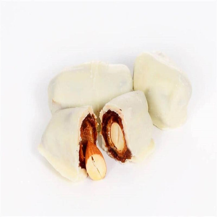 Hurma | White Chocolate Covered Dates with Almonds