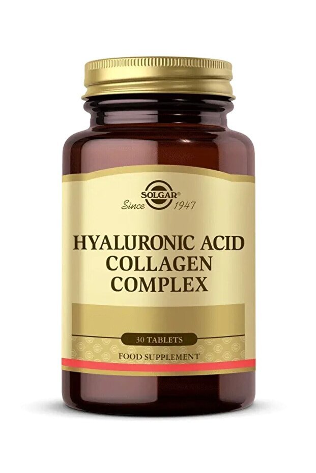 Hyaluronic Acid Collagen Complex - 30 Tablets for Skin & Joint Health - TryAladdin