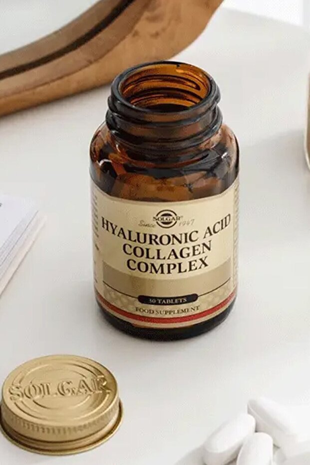 Hyaluronic Acid Collagen Complex - 30 Tablets for Skin & Joint Health - TryAladdin
